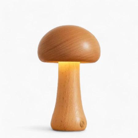 Berjus | Lampe de table sans fil – bois & mousse – dimmable