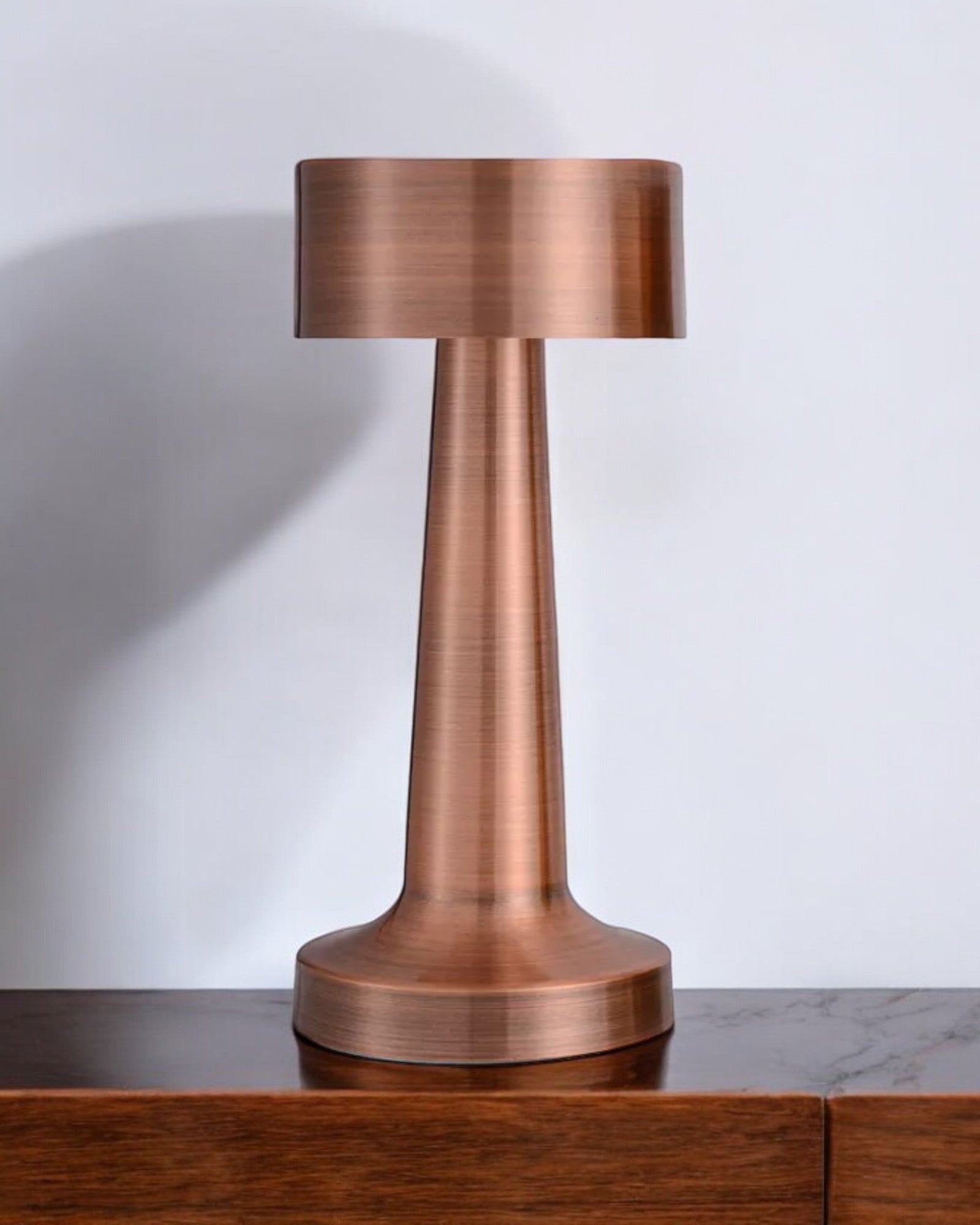 Lyslat | Lampe de table LED – Dimmable – Rechargeable – Design moderne – Acier inoxydable