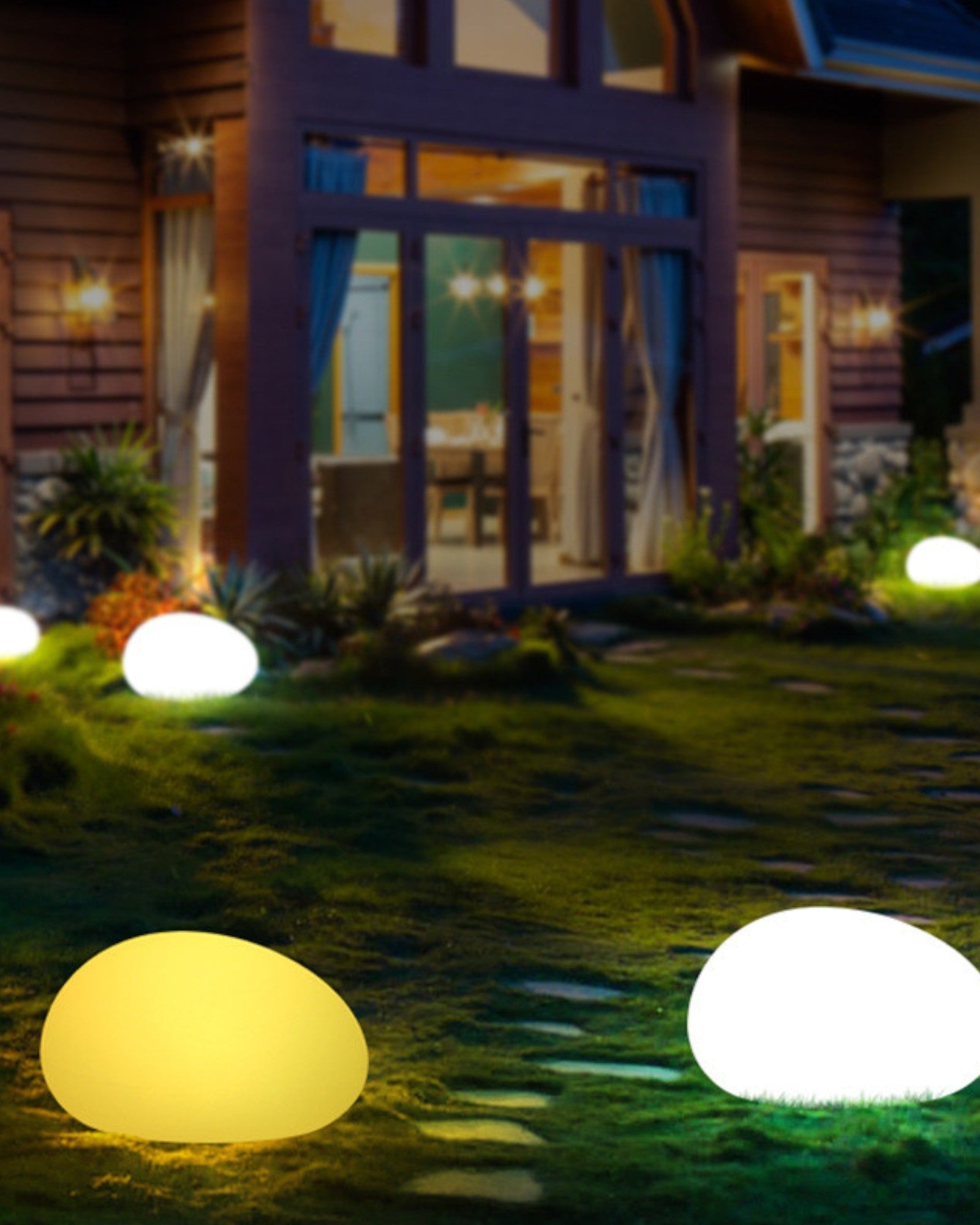 Lyster | Lampe solaire RGB – design scandinave – métal & acrylique – IP65 – parfait pour jardin & terrasse