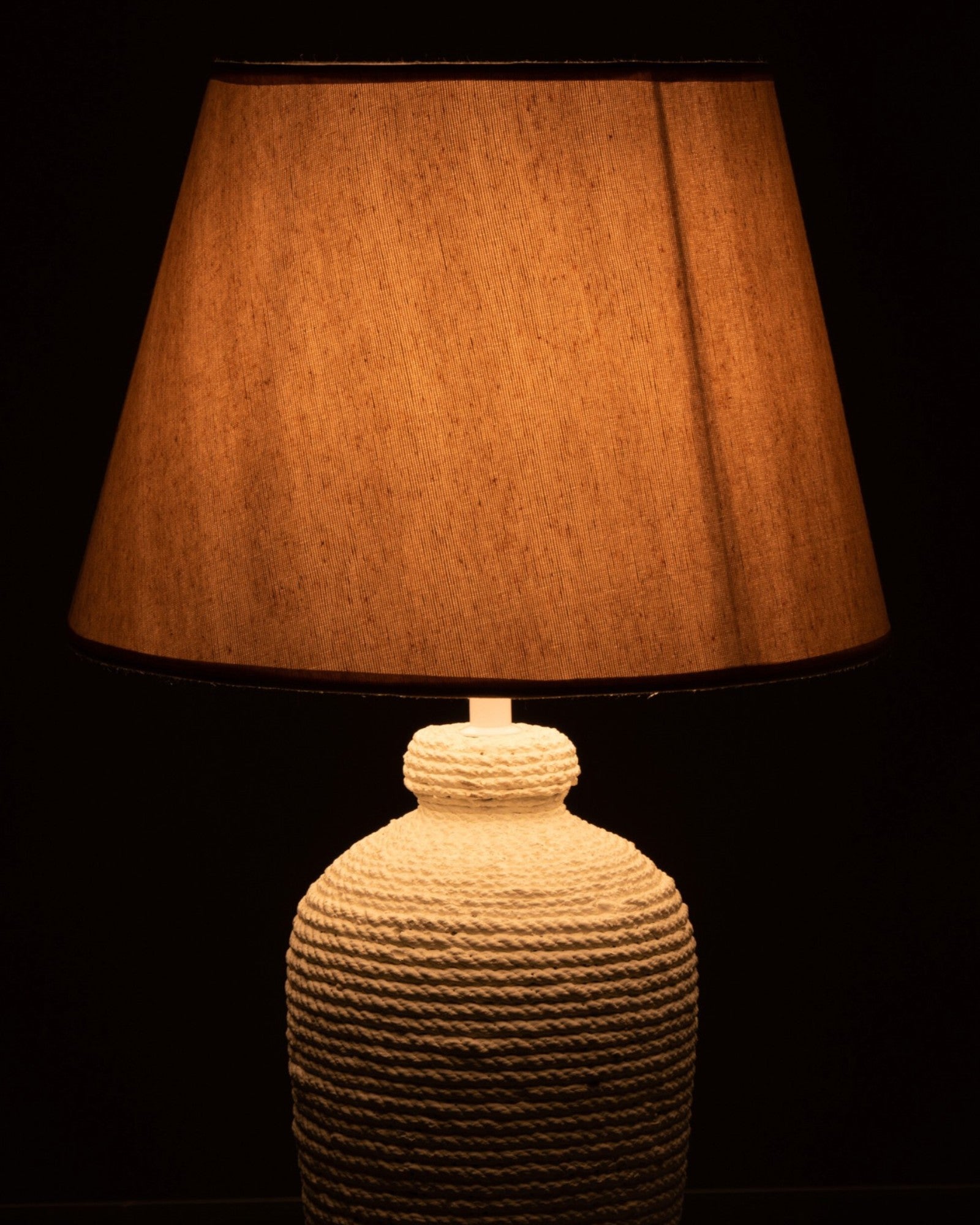 Éclerg | Lampe Esmee – Ciment et Textile – Élégante et polyvalente
