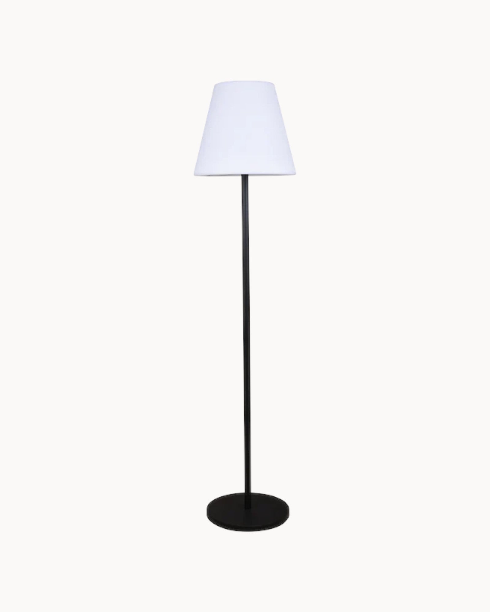 Berent | Lampadaire extérieur – Design scandinave – Éclairage RGB – Solaire – Blanc – Tailles variées