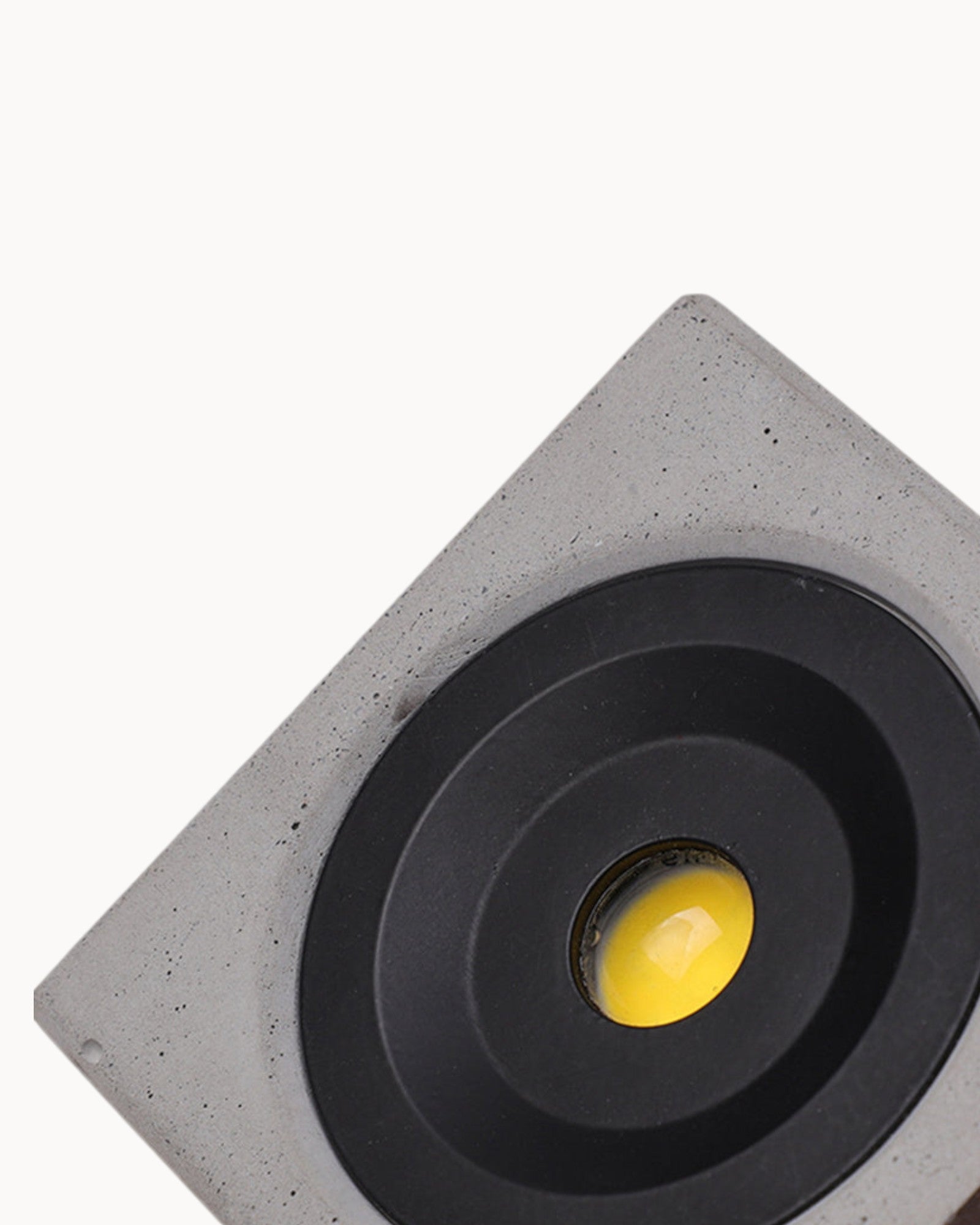 Lysair | Applique LED – Béton blanc & acrylique – Intérieur & extérieur – IP54