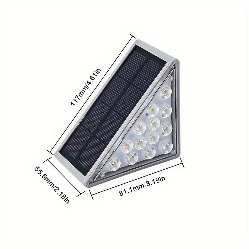 Solust | Éclairage de marchepied solaire sans fil – automatique et écologique