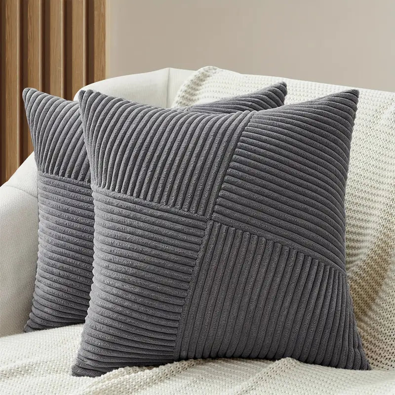 Housse de Coussin Arlo à Côtes