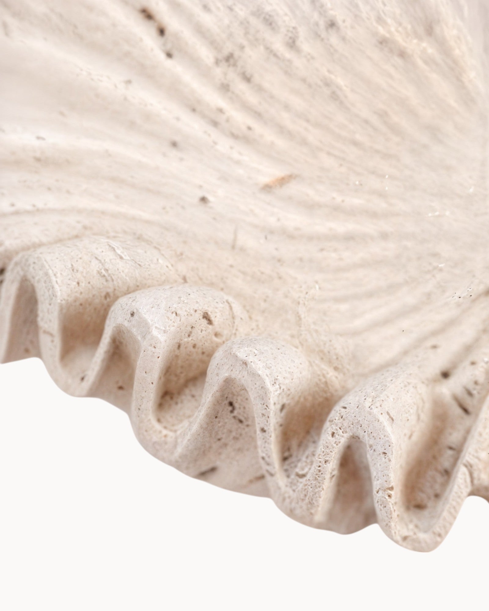 Snöair | Plateau décoratif en marbre – style Wabi-sabi – beige élégant