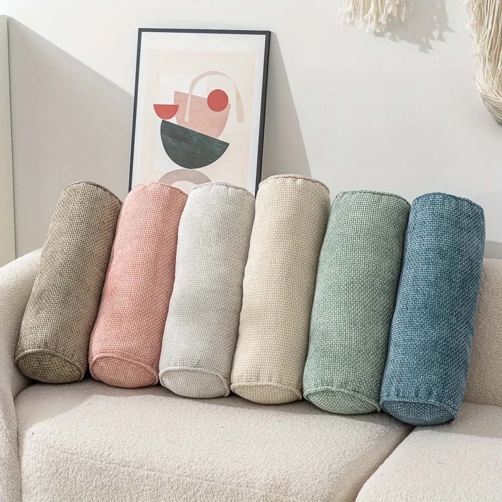 Coussin Roulé en Chenille Harlowe