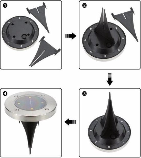 Varhem | Lampes de jardin solaires LED – étanches IP65 – ambiance automatique