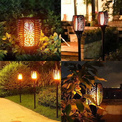 Calme Vinter | Torches solaires LED – Étanchéité IP65 – Écologique et automatique