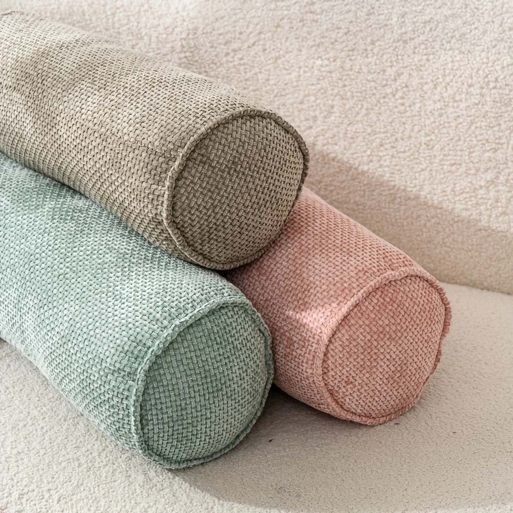 Coussin Roulé en Chenille Harlowe