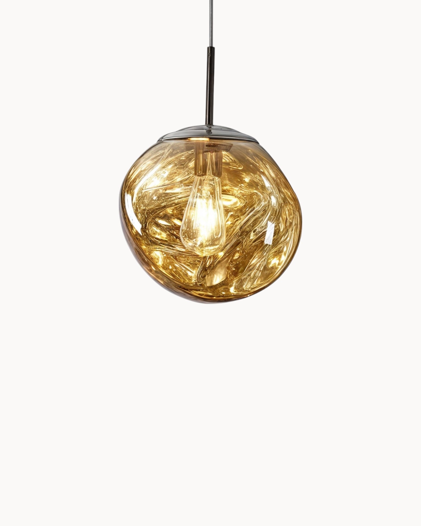 Lys Blå | Suspension LED – Design moderne en acrylique ambre