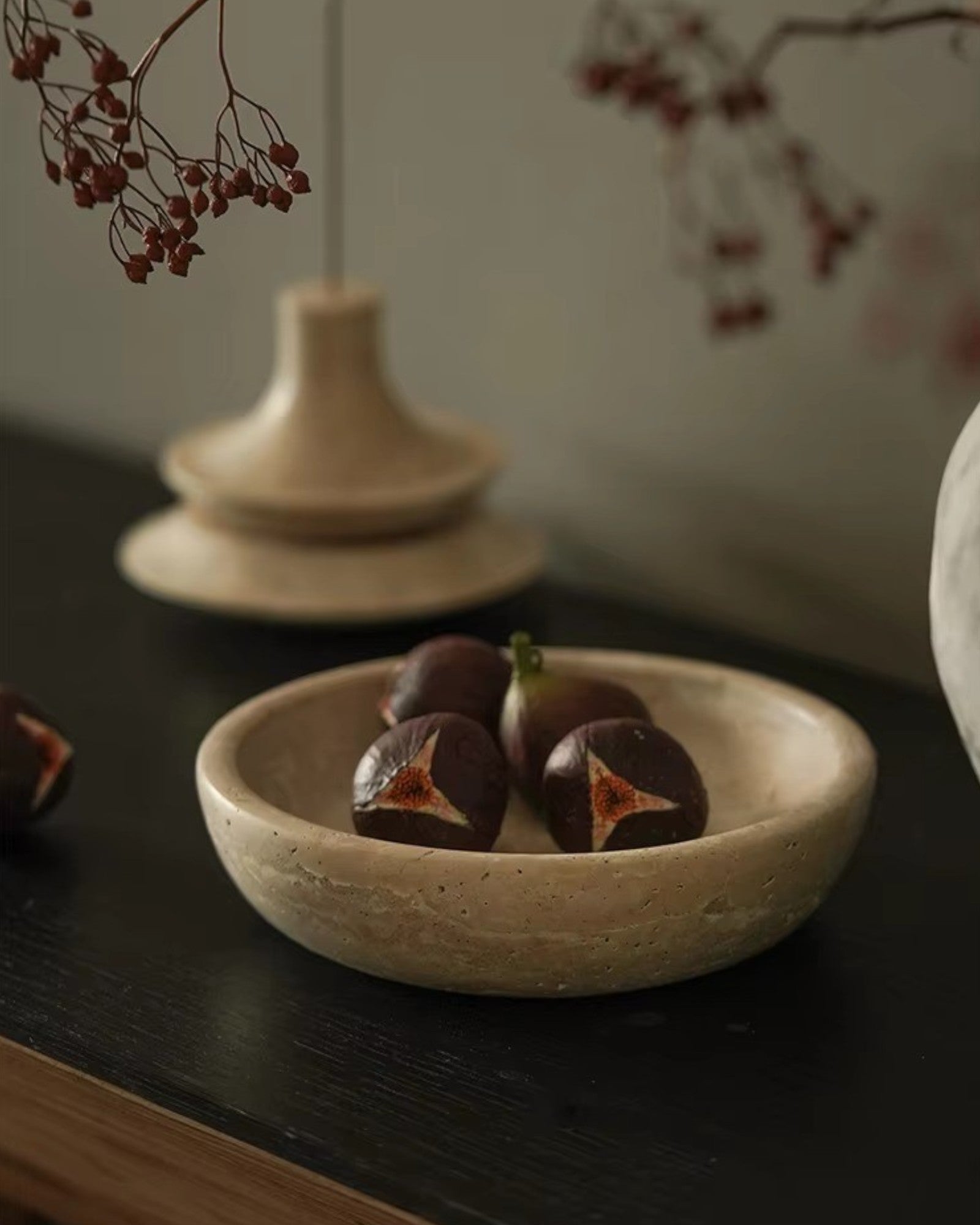 Maison Kust | Bol décoratif en pierre naturelle – fait main, élégant et unique