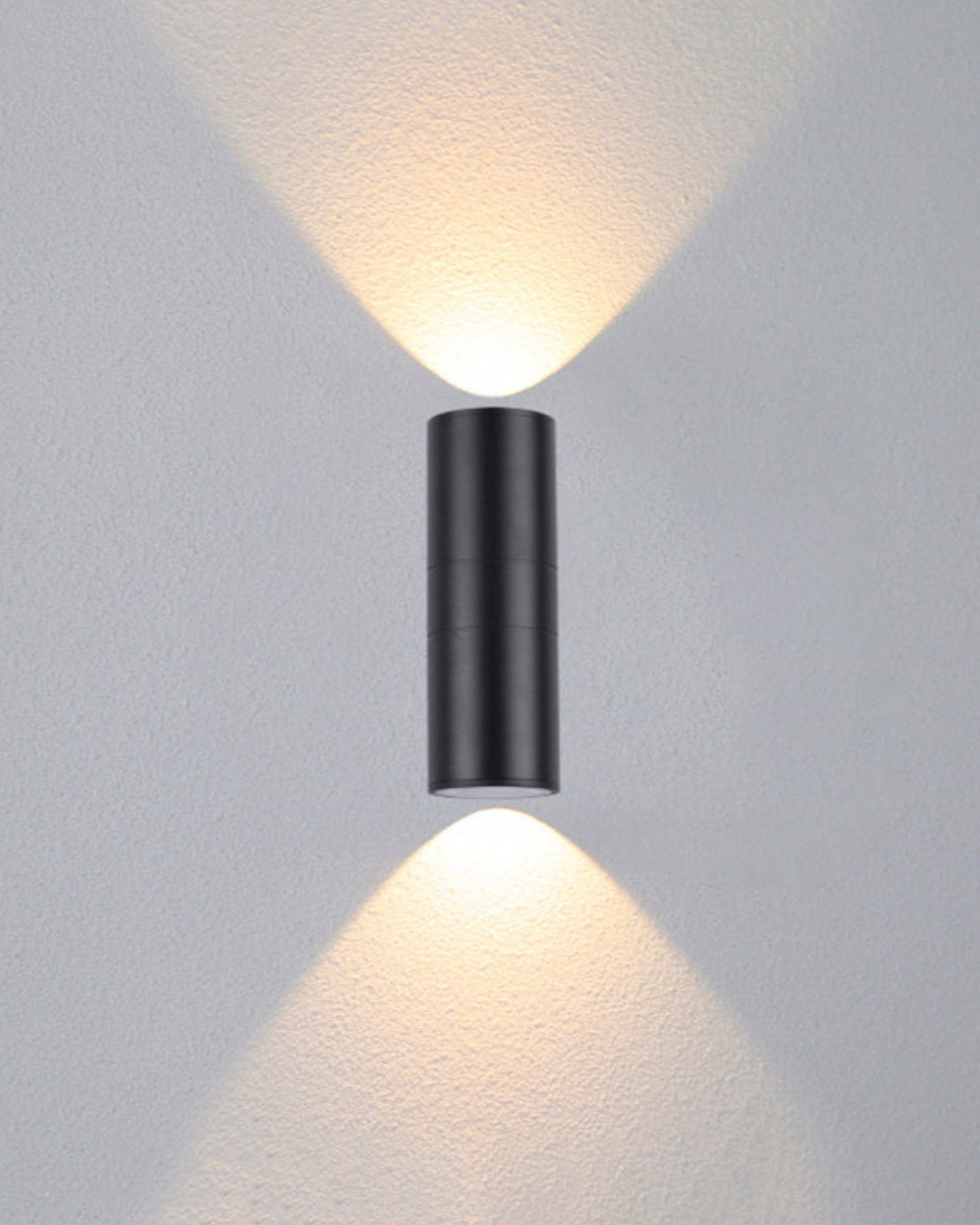 Chic Tidlos | Applique LED moderne – métal noir et verre – pour couloirs et jardins – IP54