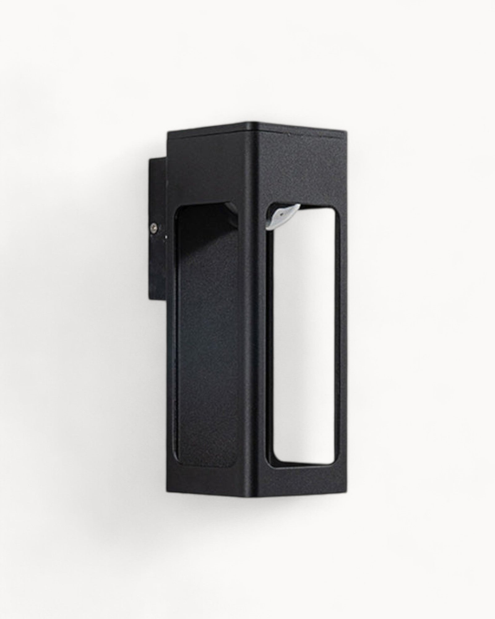 Matin Blå | Applique murale LED – style vintage – métal noir – pour jardin et couloir