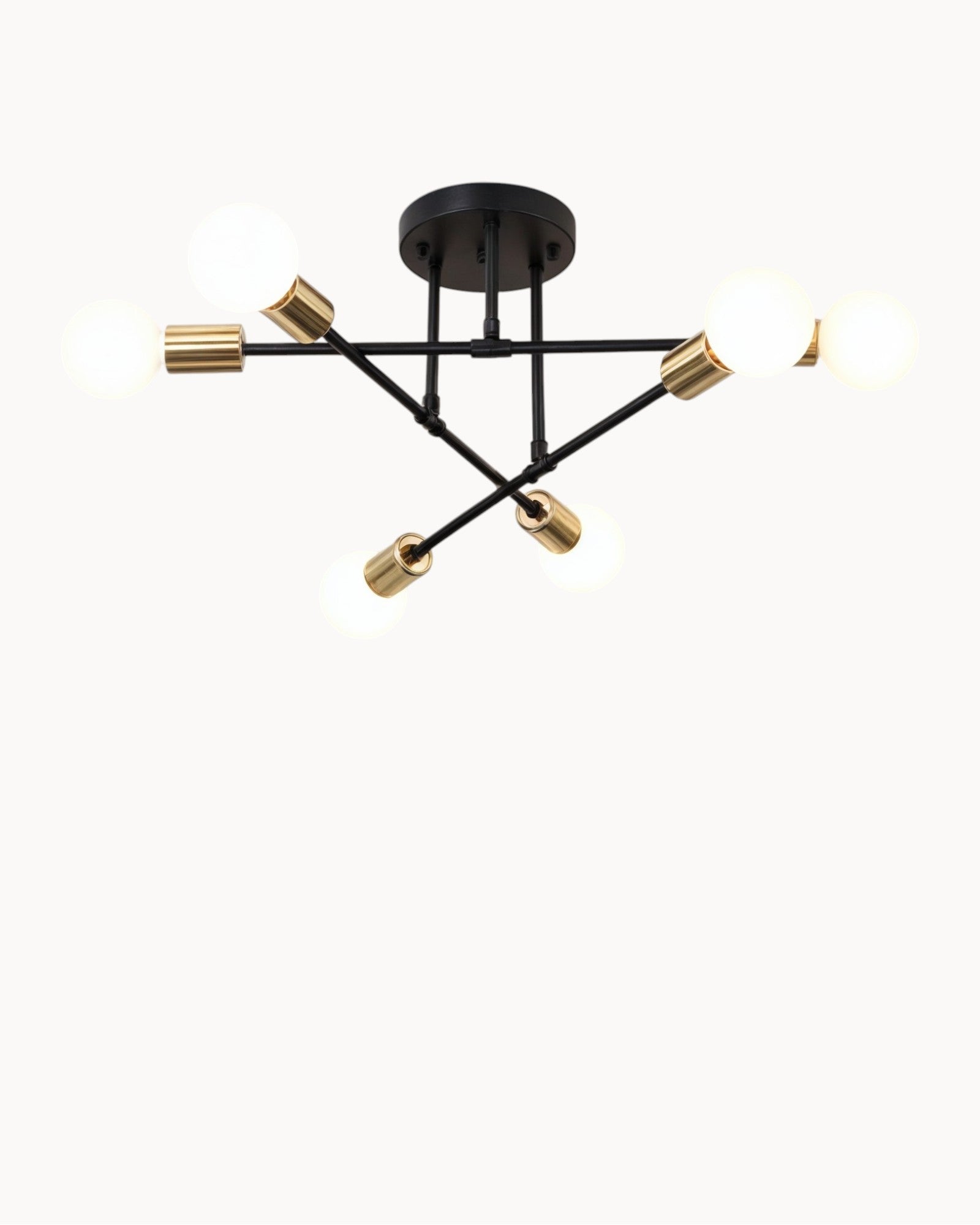 Norsnö | Plafonnier Rétro – 6 lumières – Chic moderne