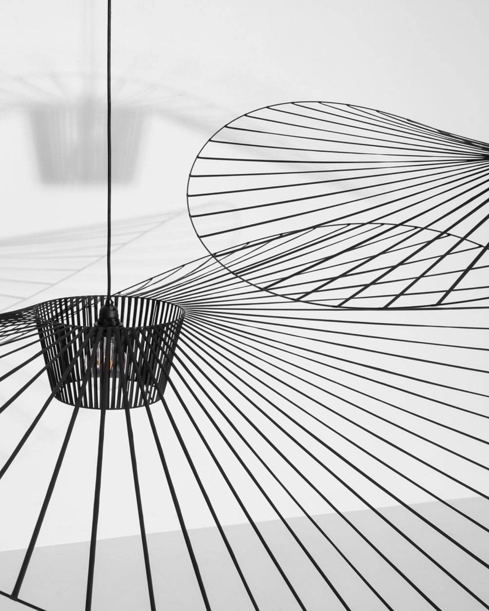 Linlys | Lampe suspendue LED – abat-jour en tissu – design moderne