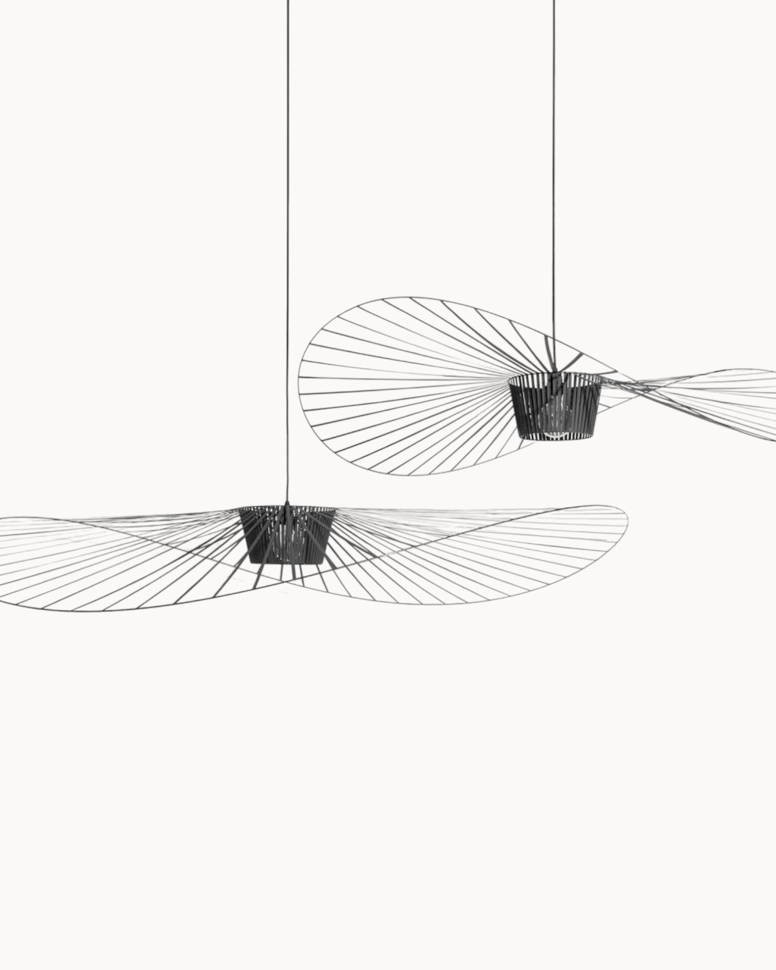 Linlys | Lampe suspendue LED – abat-jour en tissu – design moderne