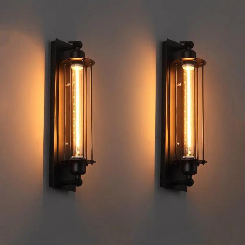 Berdin | Applique murale vintage – style industriel – lumière haut et bas