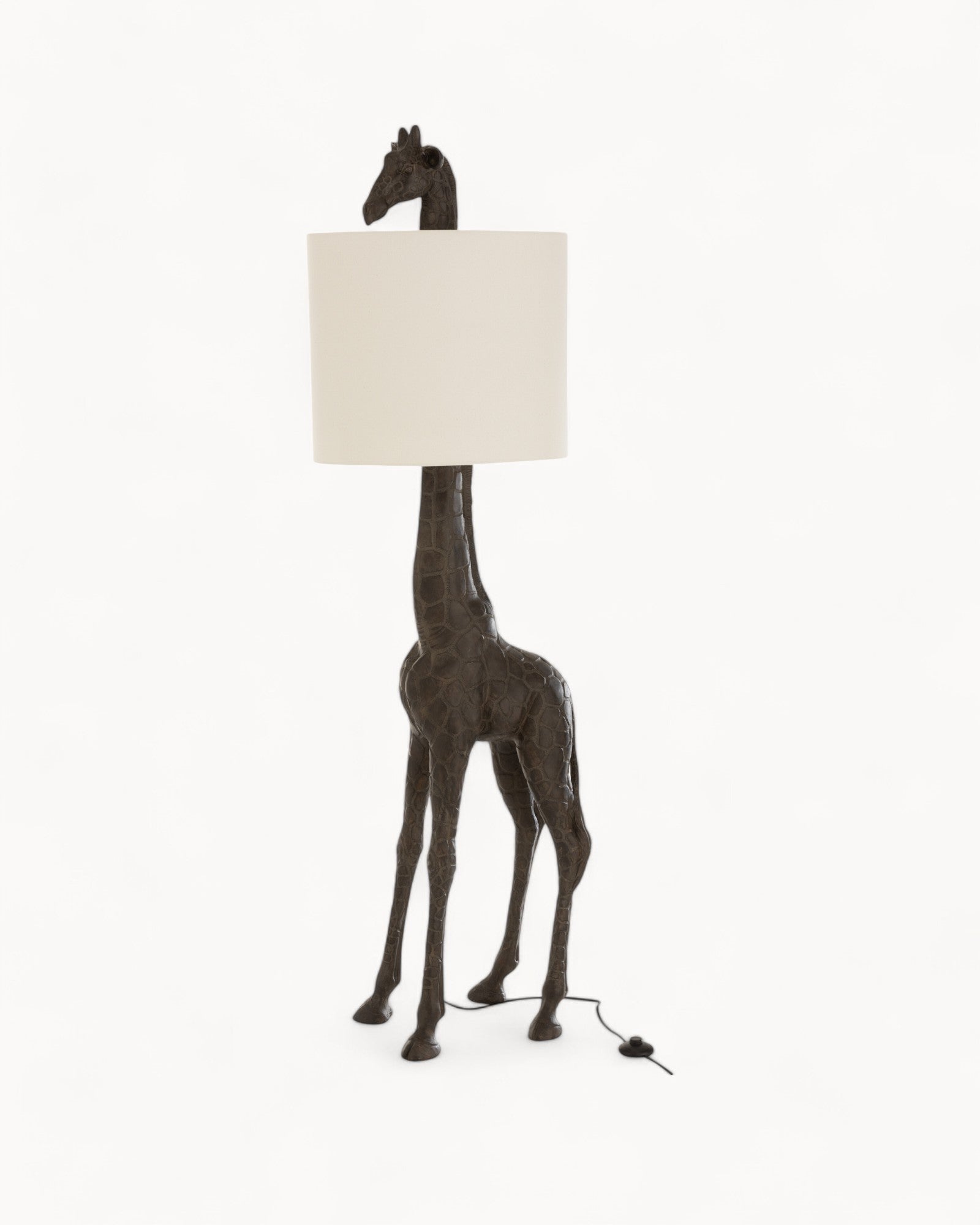 Venlos | Lampe sur pied en polyrésine - Élégance giraffe 179 cm