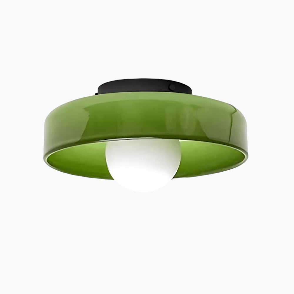 Skohic | Lustre moderne en verre ambre – G9 LED – 25/35cm – Éclairez avec style