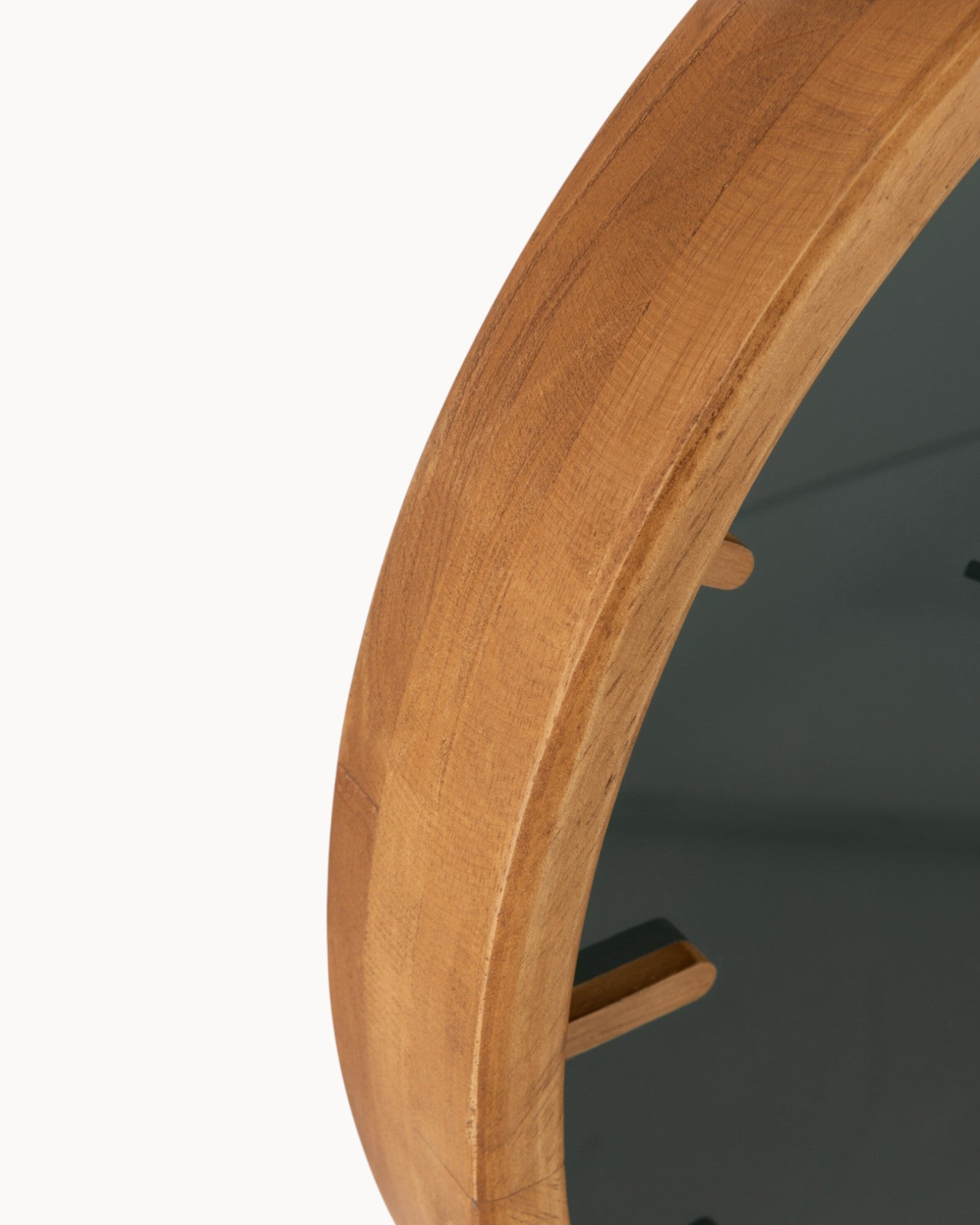 Matin Vinter | Horloge murale en bois et verre – Élégance intemporelle | Ø 40 cm