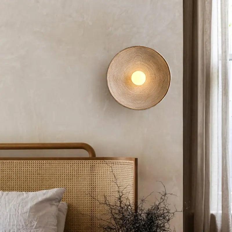 Douce Ro | Applique rétro en résine et verre dépoli – style vintage – installation facile