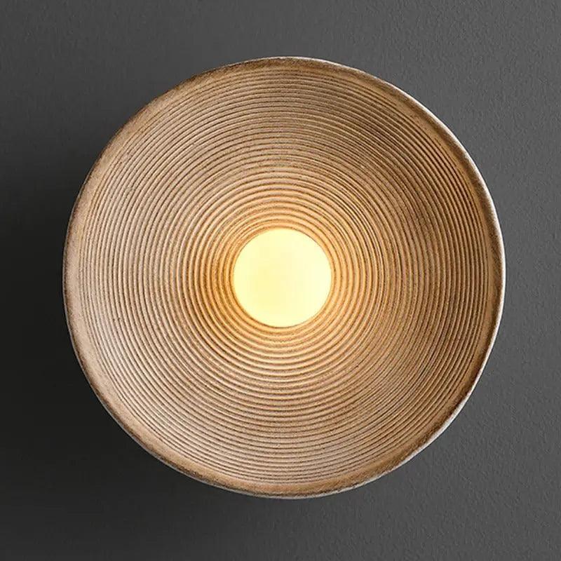 Douce Ro | Applique rétro en résine et verre dépoli – style vintage – installation facile
