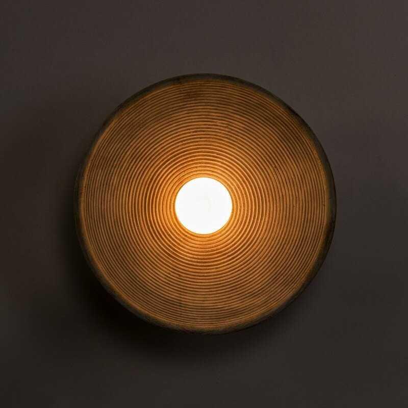Douce Ro | Applique rétro en résine et verre dépoli – style vintage – installation facile