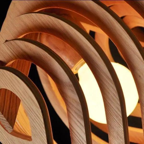 Douce Varme | Suspension en bois naturel – éclairage moderne