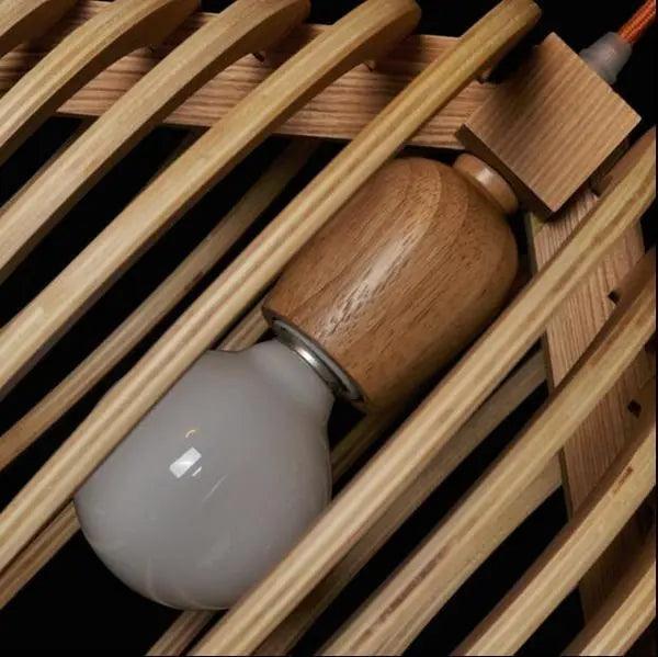 Douce Varme | Suspension en bois naturel – éclairage moderne