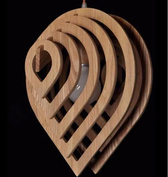 Douce Varme | Suspension en bois naturel – éclairage moderne