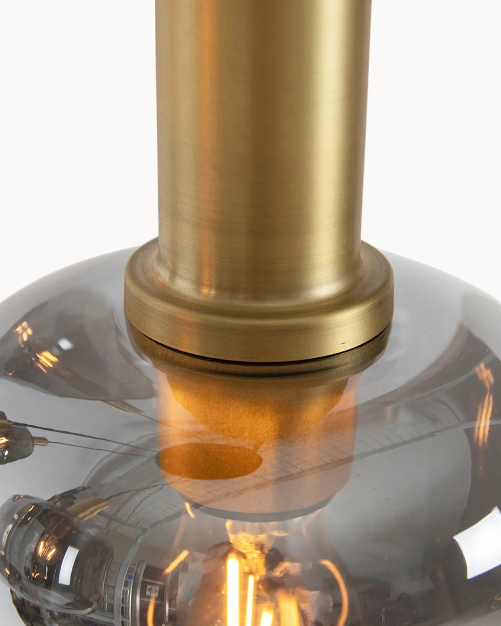 Chic Storm | Suspension en verre moderne – 5 flammes élégantes