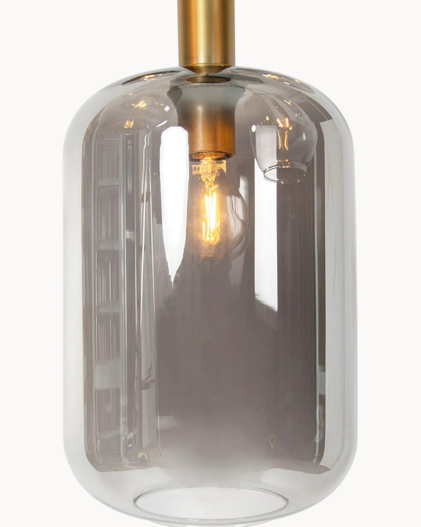 Chic Storm | Suspension en verre moderne – 5 flammes élégantes