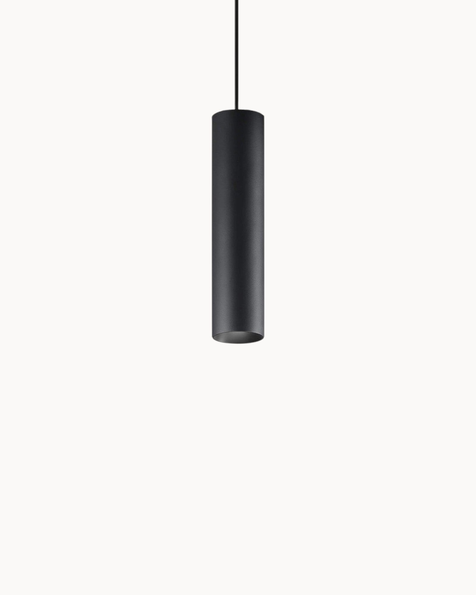 Tidhic | Suspension moderne en aluminium – hauteur réglable – finition noir mat