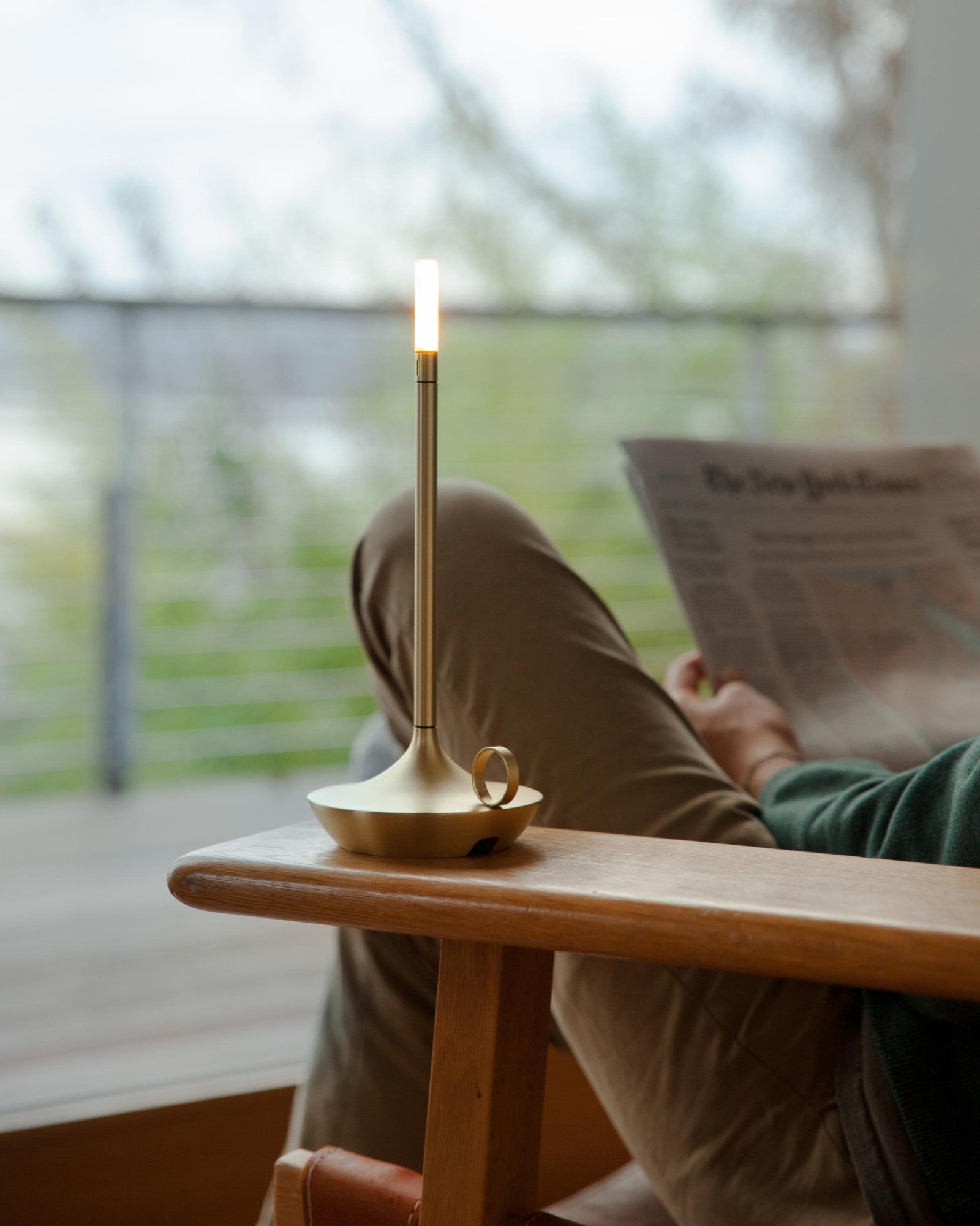 Lumlos | Lampe de table LED – sans fil, dimmable, lumière chaleureuse
