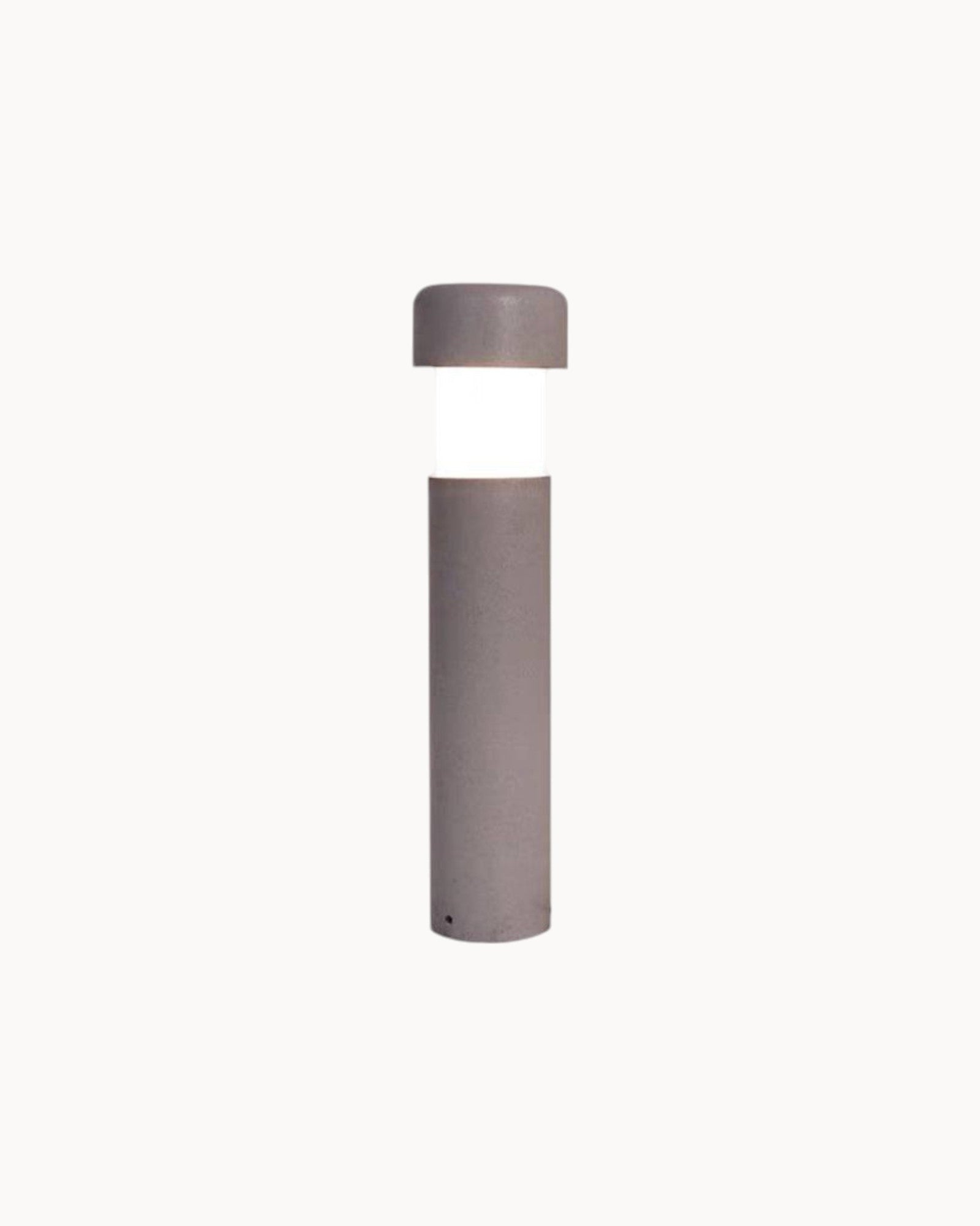 Skoord | Lampe d'extérieur en métal gris – lumière LED blanc chaud – résistante aux intempéries
