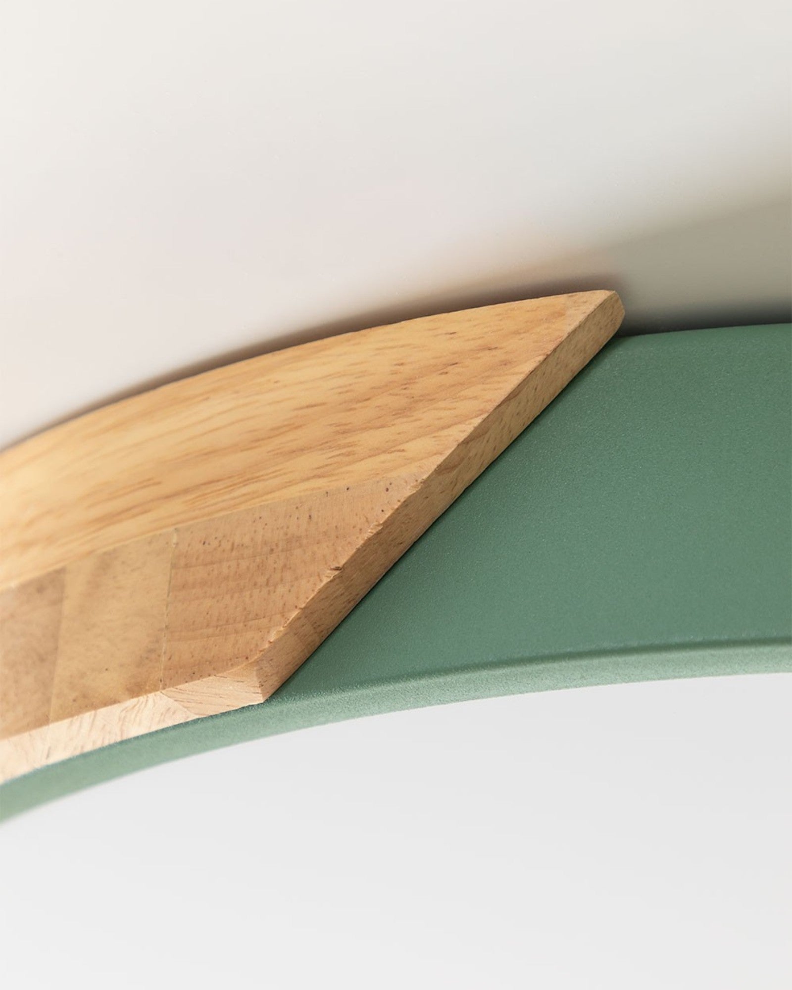 Neige Nord | Lampe de plafond LED – Bois et fer – CCT réglable