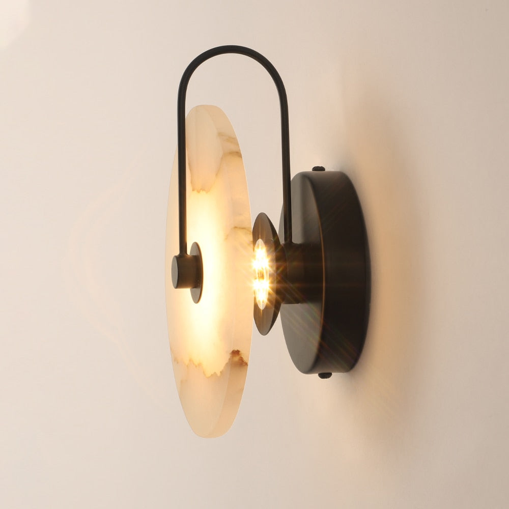 Bleeur | Applique murale LED – marbre élégant – écologique