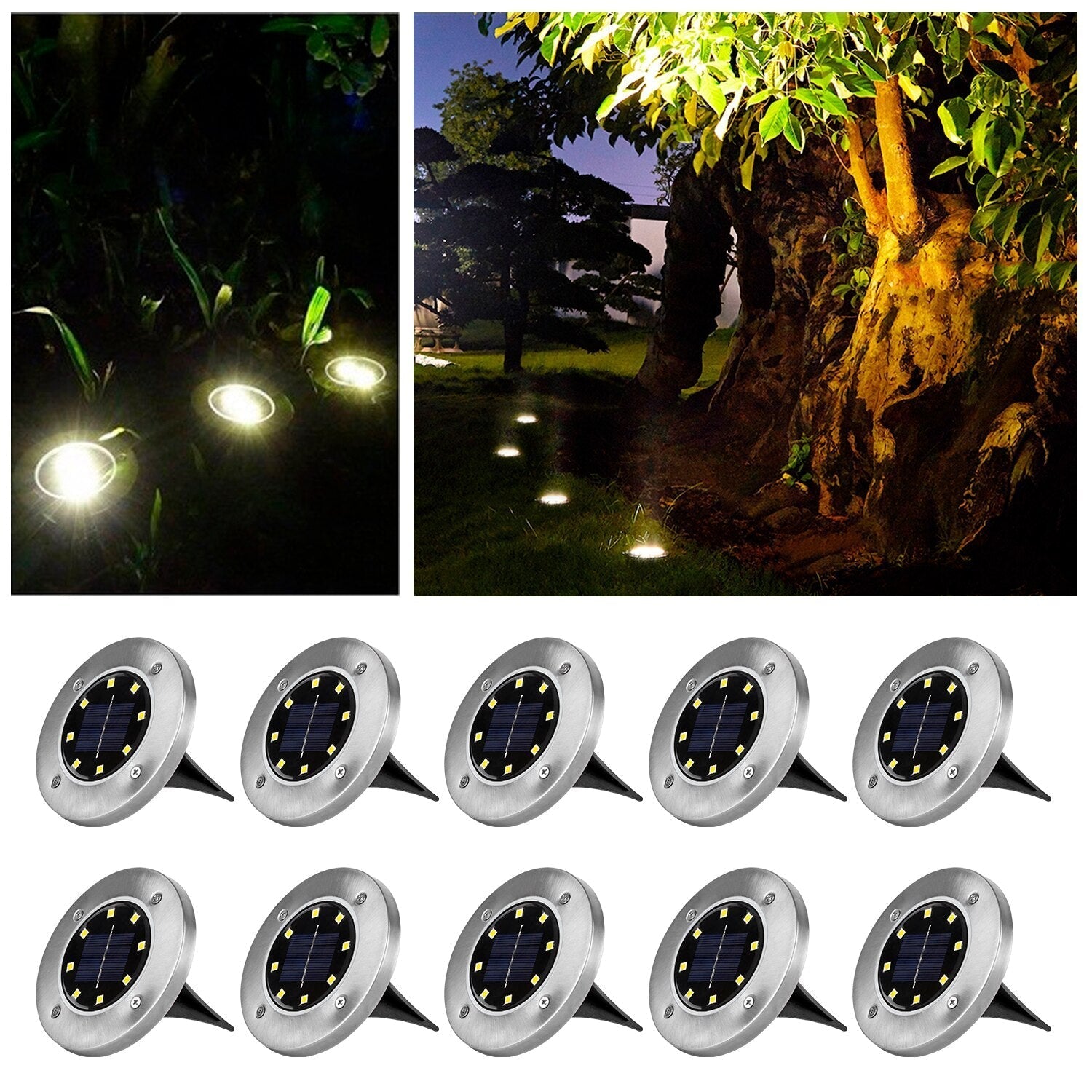 Varhem | Lampes de jardin solaires LED – étanches IP65 – ambiance automatique