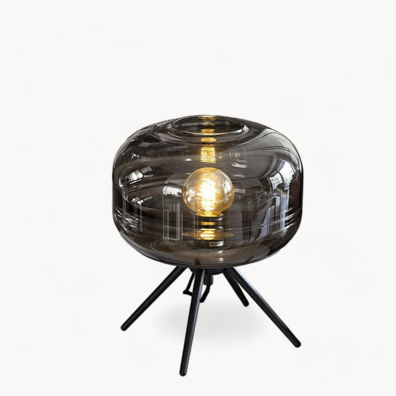 Pur Tidlos | Lampe de table en verre postmoderne – élégante et polyvalente