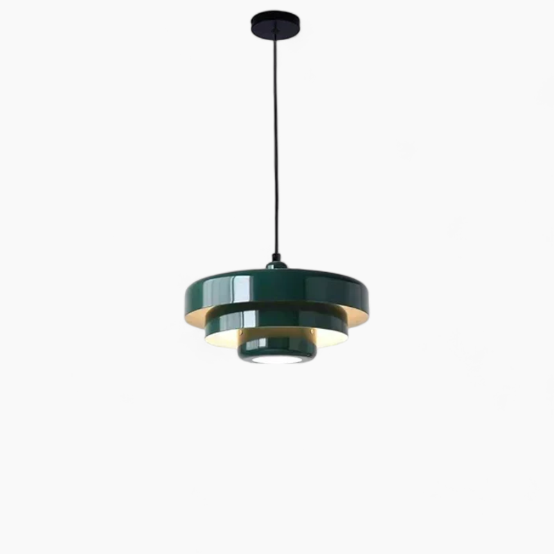 Linrme | Suspension moderne – acier carbone/aluminium – Ø35cm – E27