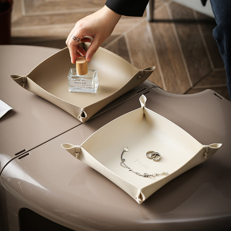 Plateau Décoratif en Cuir Camden