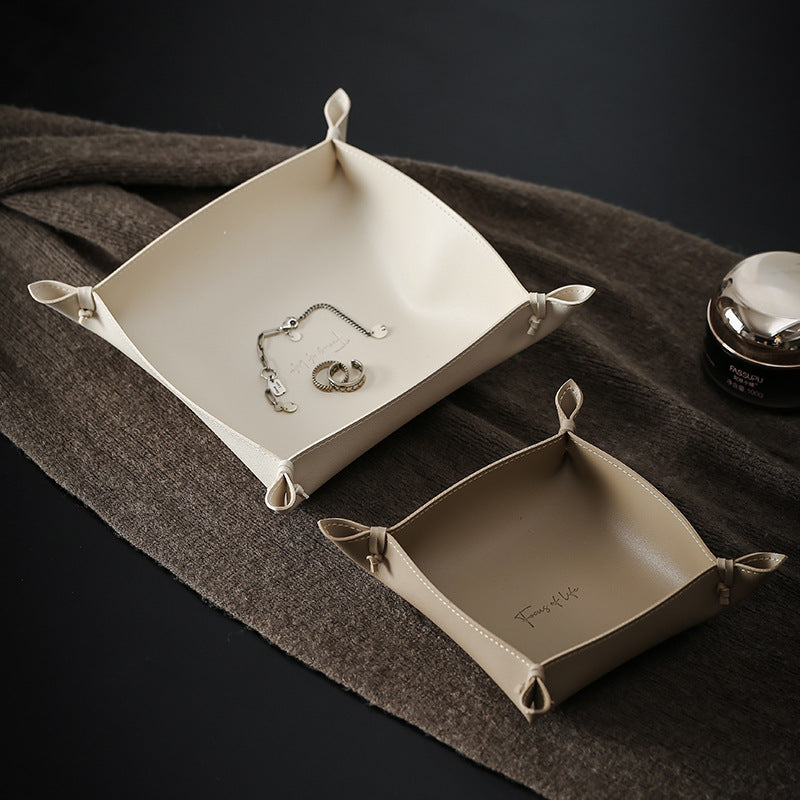 Plateau Décoratif en Cuir Camden