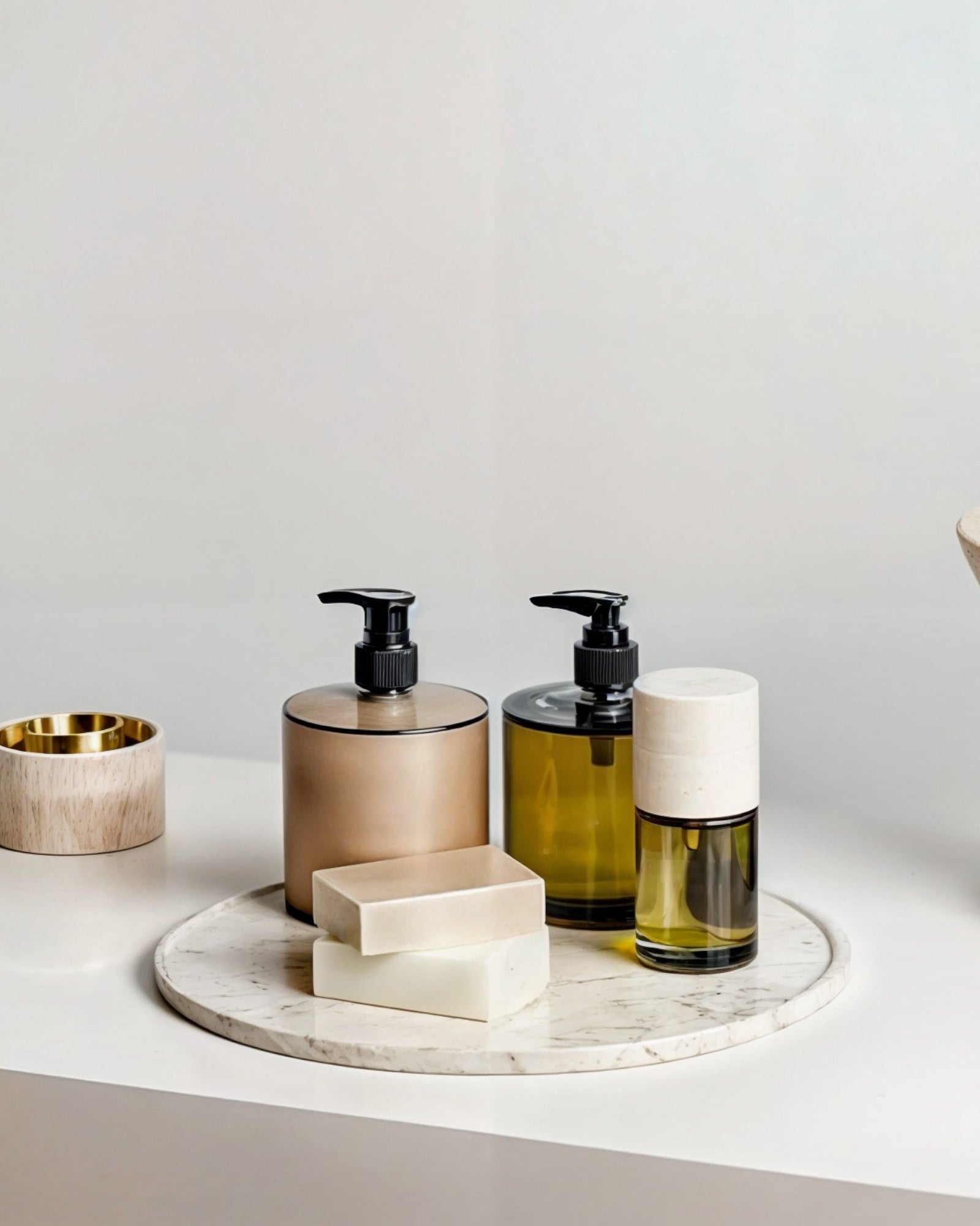 Maison Ljus | Plateau en céramique – Parfums, bougies, bijoux – Élégance raffinée
