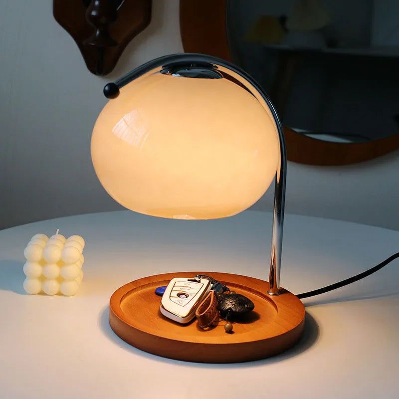 Clair Varme | Lampe de table en verre – style Bauhaus – dimmable