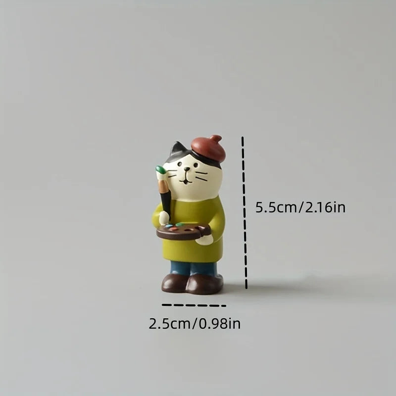 Ensemble de Figurines Meowna Lisa