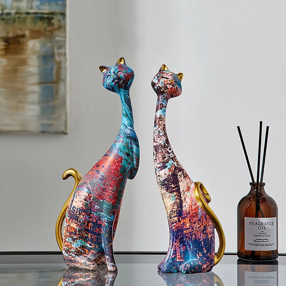 Figurines de Chat Nambé