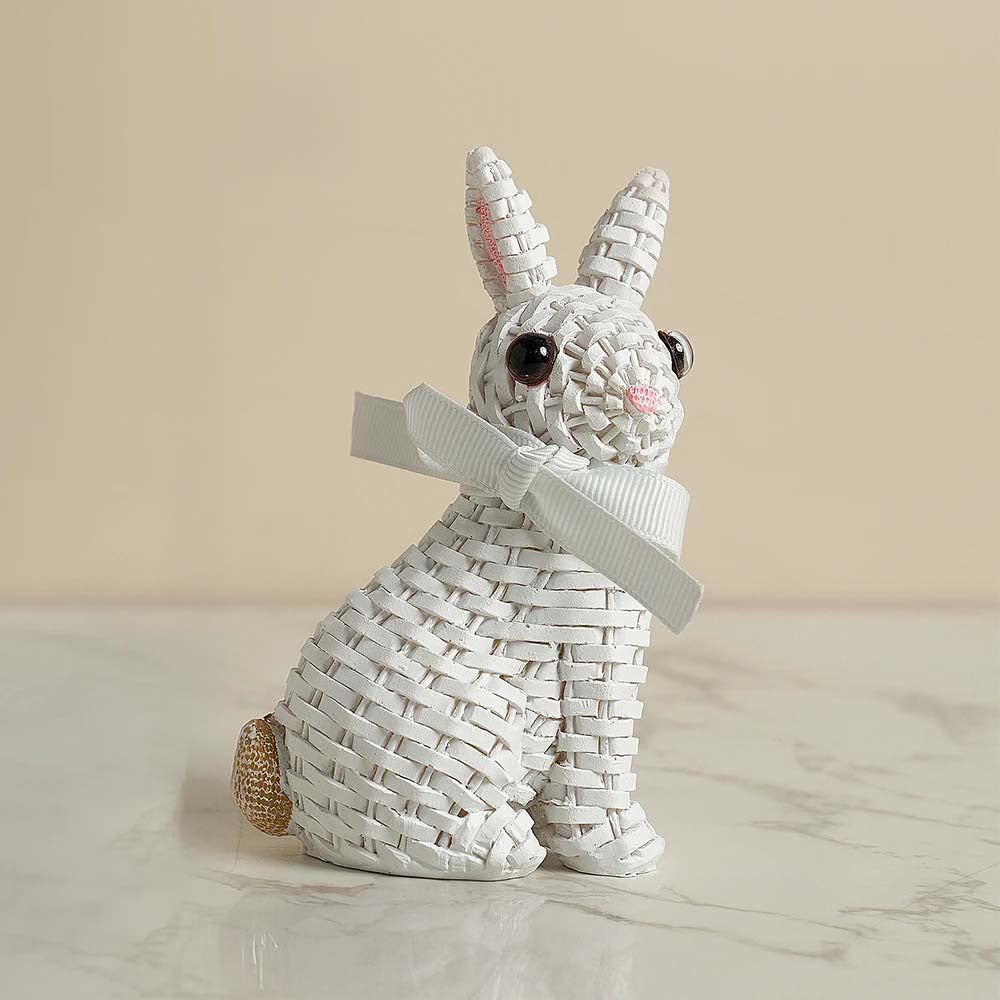 Lapins en osier rustiques Maris