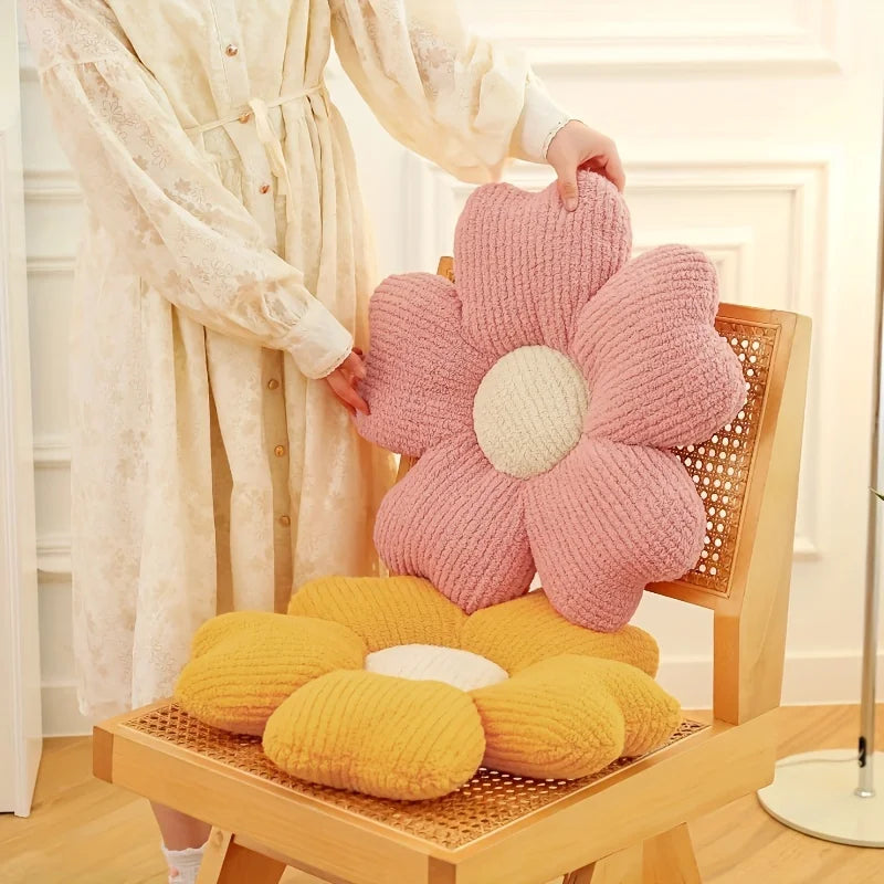 Coussin de salon en velours côtelé