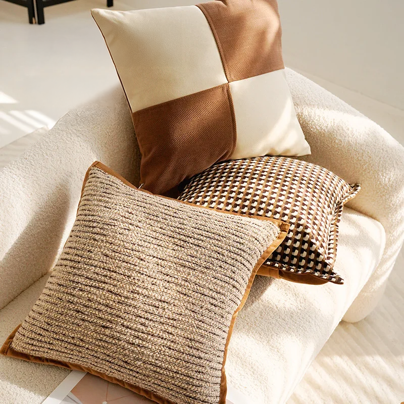 Housse de Coussin Tactile Noble