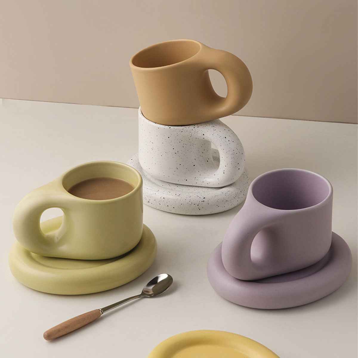 Éclat Varme | Tasse à Espresso – design chunky – céramique artisanale